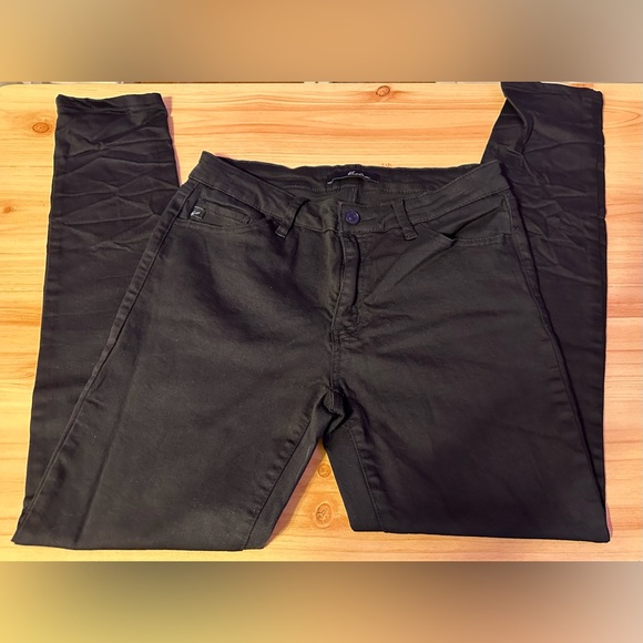 Rancan Straight Leg Skinny Jeans - Black - Sz 29 - Picture 4 of 9